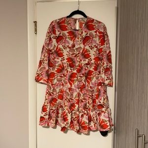 Zara floral never worn brand new with tags balloon dress. Size small